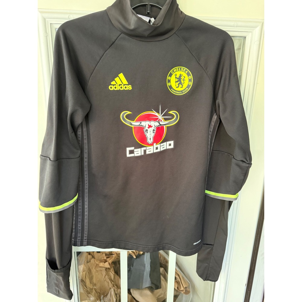 Chelsea 2016/2017 L/S Training Drill World Cup Football Jersey Adidas Men's XS